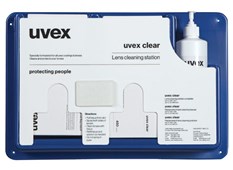 uvex clear lens cleaning station