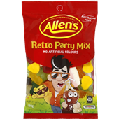 Allens Retro Party Mix 1kg 6 CTN