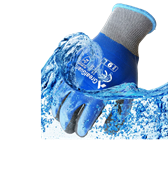 Work Safety Gloves Cool Flex Wet Repel Great Nitrile Glove Pack of 12