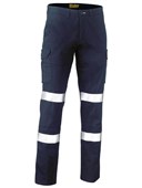 TAPED STRETCH COTTON DRILL CARGO PANTS