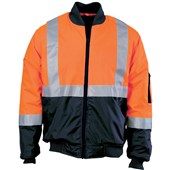 HIVIS 2 TONE BOMBER JACKET WITH CSR RTAPE