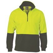 HiVis Two Tone 12 Zip Polar Fleece