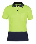 LADIES HI VIS SS COMFORT POLO