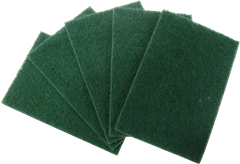 5pce Heavy Duty Scourers Scrubbers