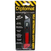 DIPLOMAT SPRING LOADED SAFETY KNIFE