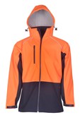 Hooded Hi Vis Soft Shell Jackets Day Use