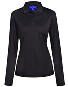 LUCKY BAMBOO LONG SLEEVE POLO Ladies