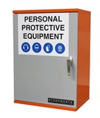 Single Door PPE Storage Cabinet  3 Storage Levels