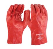 SafeRite Red PVC Glove 27cm SR1110