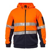 WT8011 PEAK HI VIS TWO TONE HOODIE WITH TAPE