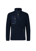 Unisex Streetworx Lightweight 14 Zip Polar Fleece  Navy