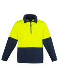 SYZMIK HI VIS HALF ZIP POLAR FLEECE JUMPER