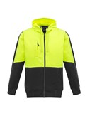 SYZMIK UNISEX HI VIS FULL ZIP HOODIE