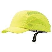 BUMP CAP  SHORT PEAK FLURO YELLOW
