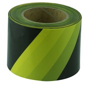 Black and Yellow Barricade Tape