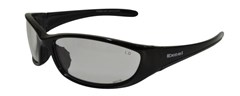 Excel Black Frame Clear Safety Glasses