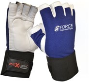 GForce Fingerless AntiVibration Mechanics Gloves