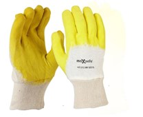 Economy Yellow Latex Glass Gripper Glove