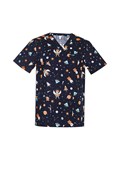 Mens Space Party Scrub Top