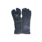 SafeRite Black And Gold Welding Gauntlet SRSW6BG