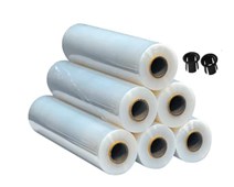 Clear Stretch Film Hand Pallet Wrap Roll 500mm x 300m 15UM Thickness