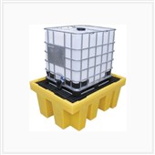Single IBC Spill Pallet  Removable Decking