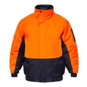 Hi Vis Modern Bomber Jacket