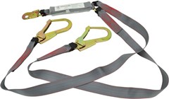 Maxisafe Double Lanyard w Snaphook  Scaffold Hook