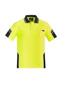 Mens Reinforced Hi Vis Squad SS Polo