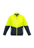 SYZMIK UNISEX HEXAGONAL PUFFER JACKET