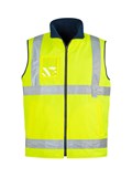 Mens Hi Vis Lightweight Fleece Lined Vest