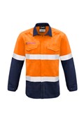 MENS FR HOOPED TAPED SPLICED SHIRT