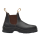 Blundstone Unisex Elastic Sided  Slip on Safety Boots  Brown