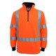 Hivis X back  Biomotion taped Polar Fleece