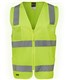 HI VIS DN ZIP SAFETY VEST