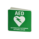CARDIACT Poly AED Angle Bracket Sign 225 x 225cm