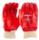 SafeRite Red PVC Glove Knitted Wrist Pack of 12