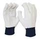 SafeRite Mens Blue Cuff Cotton Drill Glove SR747M