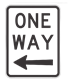 600x800 One Way Arrow Left Symbolic NSW SPEC