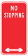 225X450 No Stopping At any Time NSW SPEC