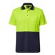HI VIS LIGHTWEIGHT SHORT SLEEVE MICROMESH POLO WITH POCKET