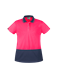Womens Hi Vis Basic Short Sleeve Pink Polo