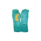 SafeRite Green And Gold Welding Gauntlet SRSW6G