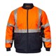 TEMPEST HI VIS BOMBER JACKET WITH X  PATTERN TAPE