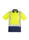 Mens Hi Vis Spliced Polo SS Shoulder Taped